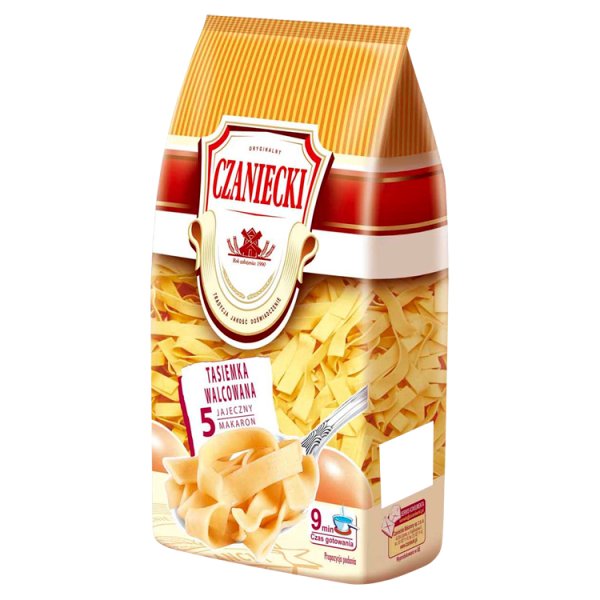 Czaniecki Tasiemka walcowana 5 jajeczny makaron 250 g