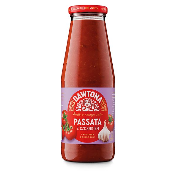 Dawtona Passata z czosnkiem 690 g