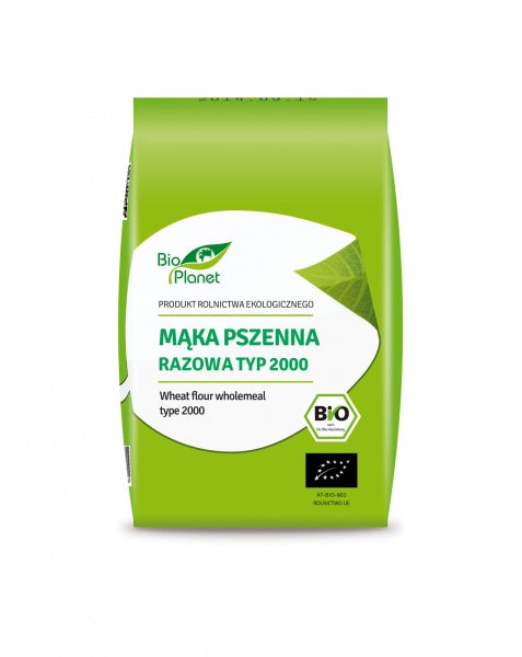Mąka pszenna razowa typ 2000 Bio Planet
