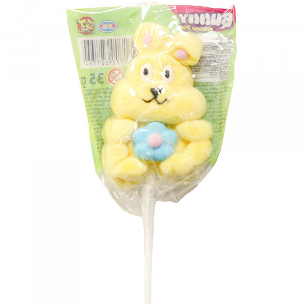 Lizak An-Ba Marshmallow Bunny truskawkowy pop