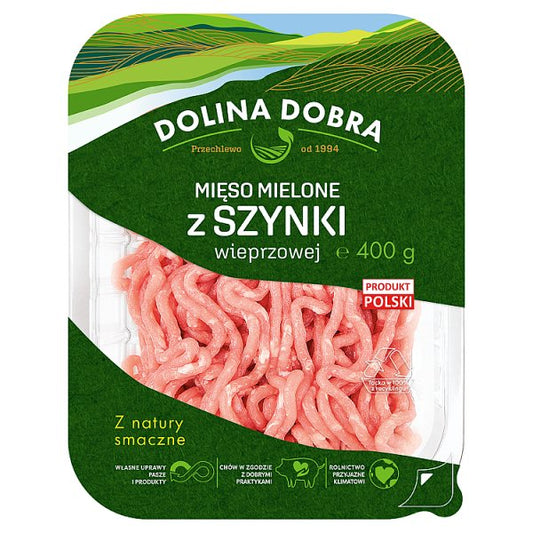 Dolina Dobra Mięso mielone z szynki wieprzowej 400 g