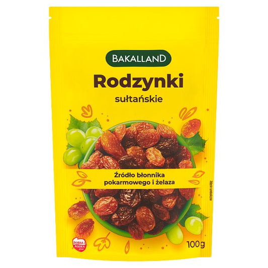 Bakalland Rodzynki sułtańskie 100 g