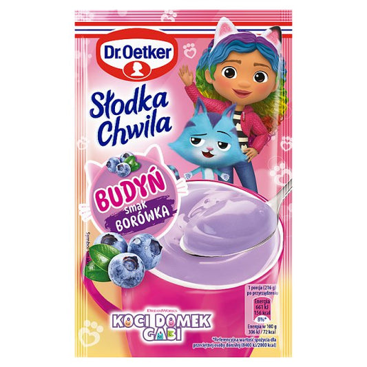 Dr. Oetker Słodka Chwila Budyń smak borówka 41 g