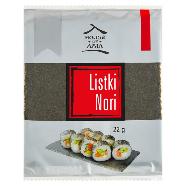 House of Asia Premium Listki nori 22 g (8 sztuk)