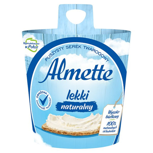 Almette Puszysty serek twarogowy lekki naturalny 150 g
