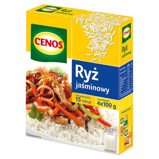 Cenos Ryż jaśminowy 400 g (4 torebki)