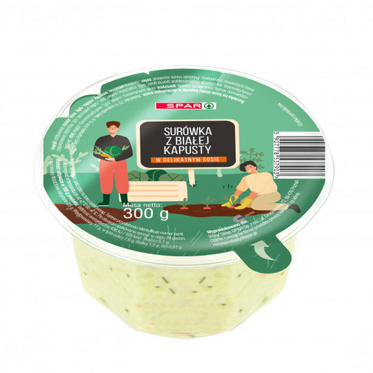 Surówka Spar z białej kapusty w delikatnym sosie