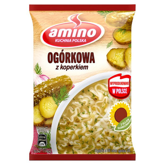 Amino Zupa błyskawiczna ogórkowa z koperkiem 61 g